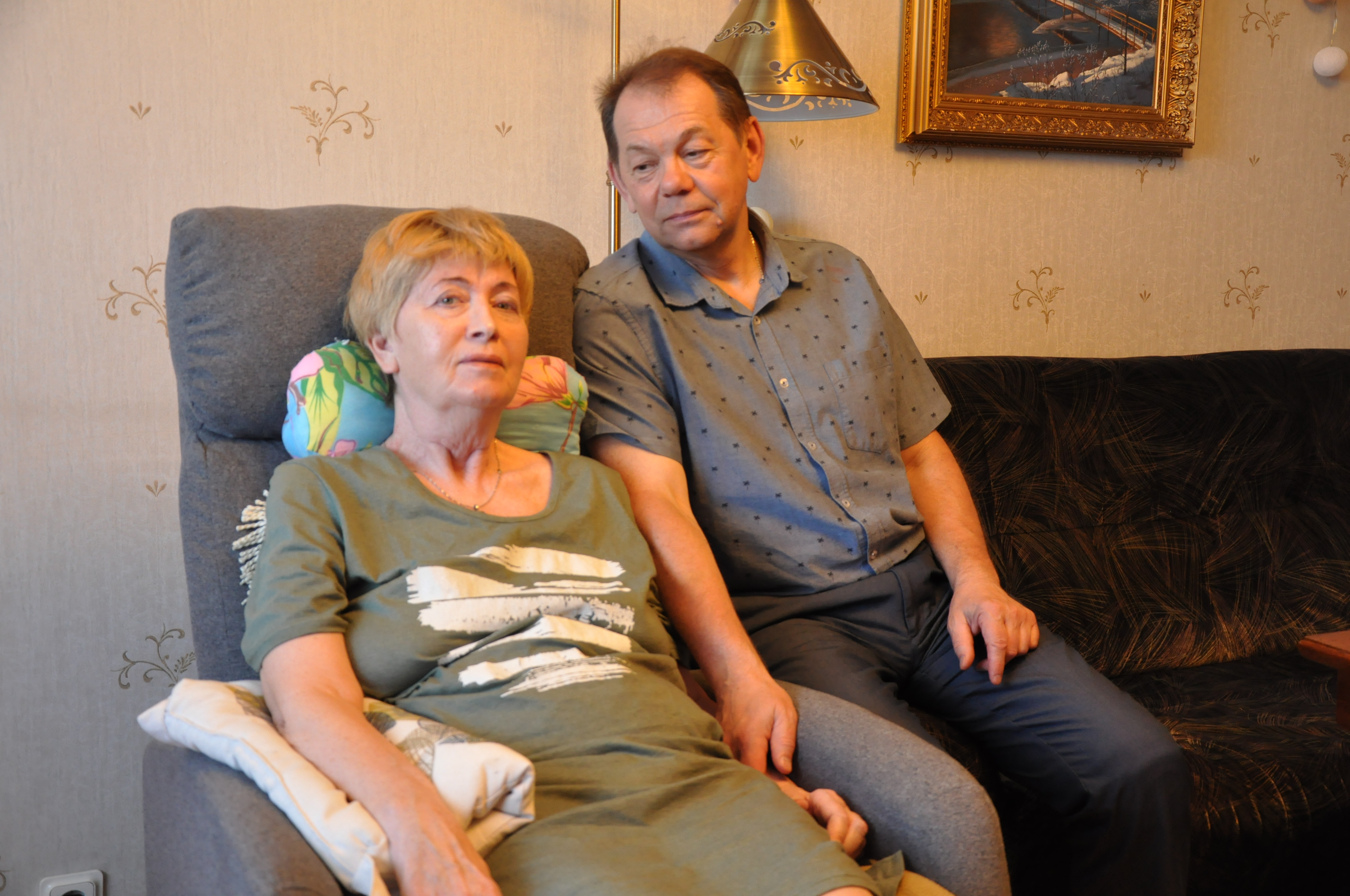 Татьяна и Олег дома, фото ГАООРДИ, 2023 год
